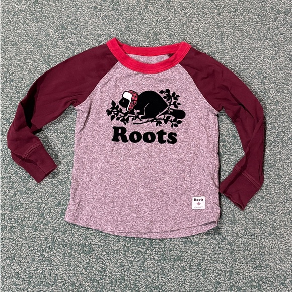 Roots Other - ROOTS 2T Raglan style long sleeve maroon